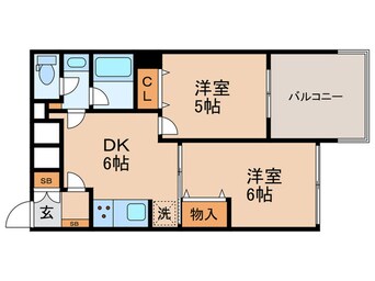 間取図 メゾンドール高田馬場（506）