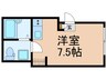 ＴーＲＥＳＩＤＥＮＣＥ 1Rの間取り