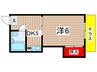 コーポルミエール 1DKの間取り
