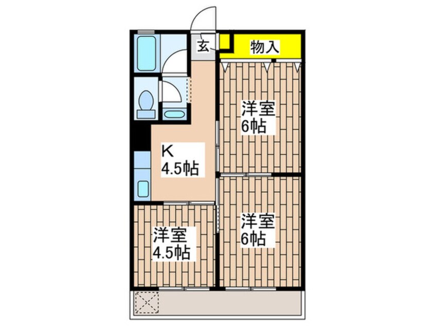 間取図 鵠沼マンション