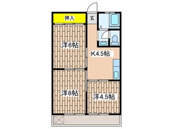 間取図 鵠沼マンション