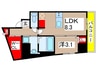 LANART四街道 1LDKの間取り