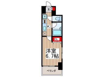 間取図 ルクレ錦糸町