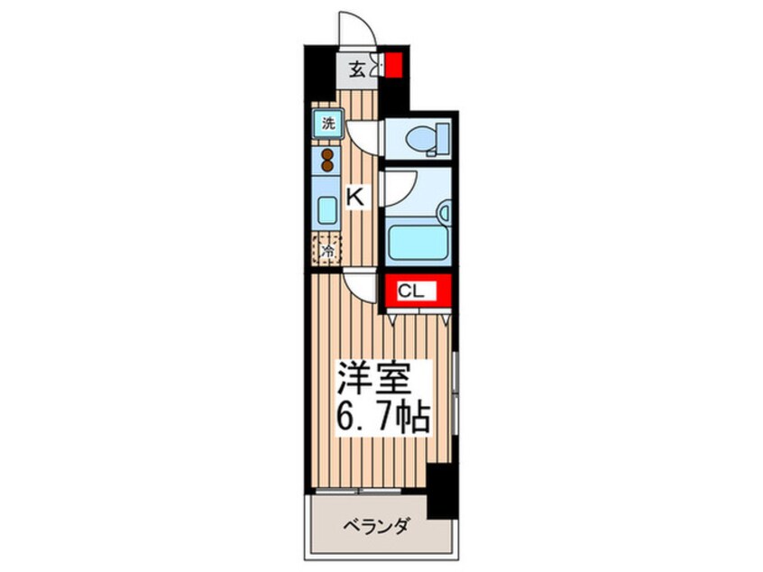 間取図 ルクレ錦糸町