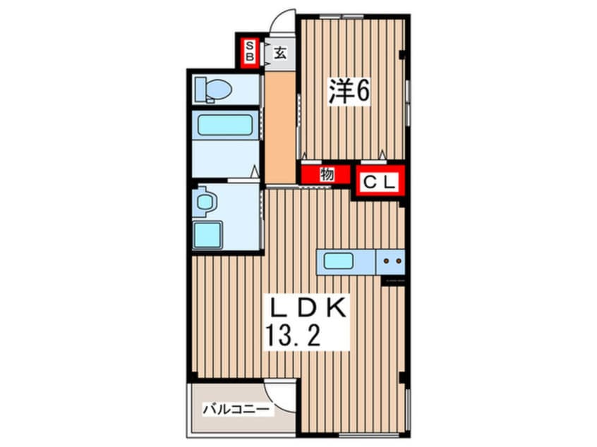 間取図 シャルム