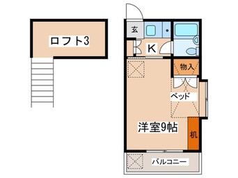 間取図 クレールこやま