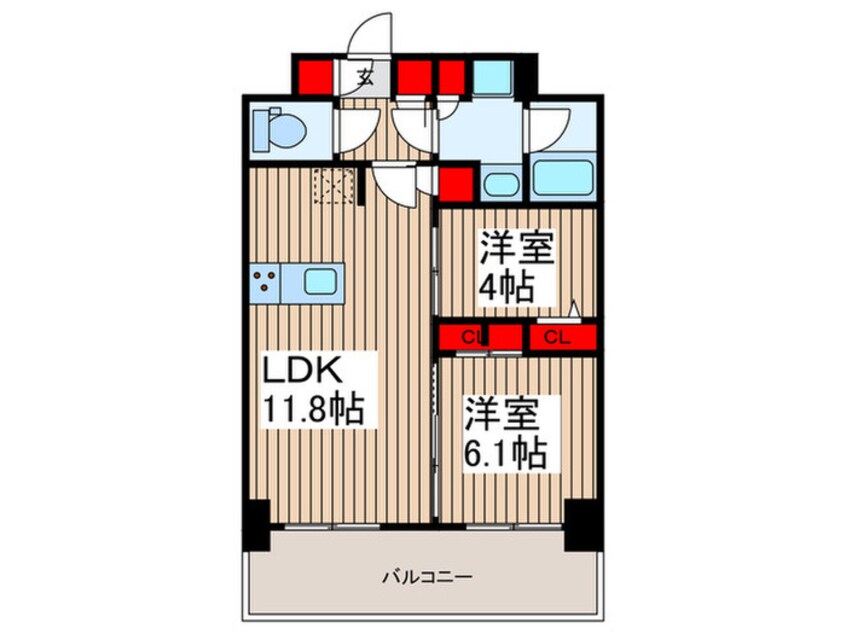 間取図 ブランシエスタ台東根岸