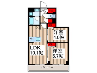 間取図 ブランシエスタ台東根岸