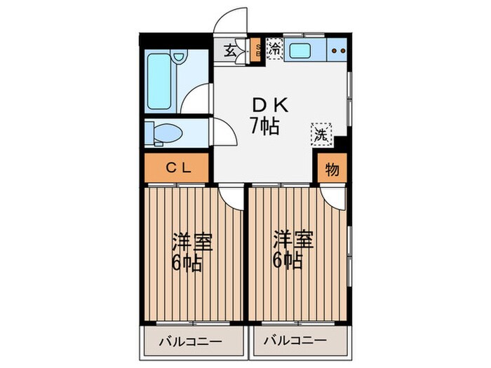 間取り図 ホワイトポ－ト大山