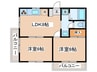 ファーストプラザ 2LDKの間取り