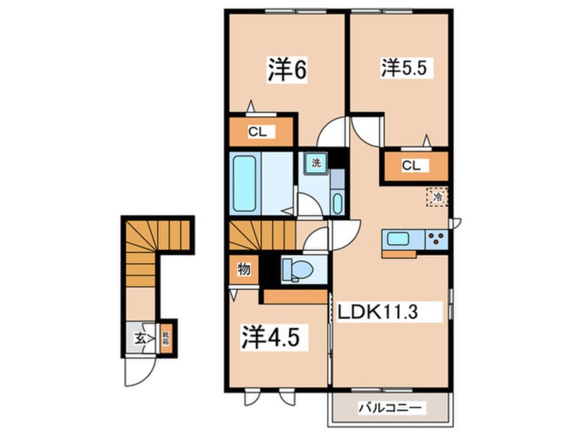 間取図 プティ　モンターニュ