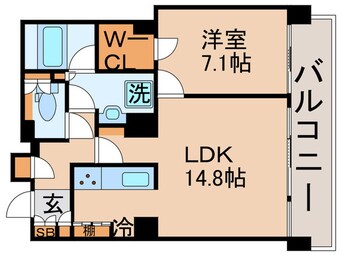 間取図 ﾘﾊﾞｰﾎﾟｲﾝﾄﾀﾜｰ(1504)