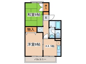 間取図 パレス神代Ａ