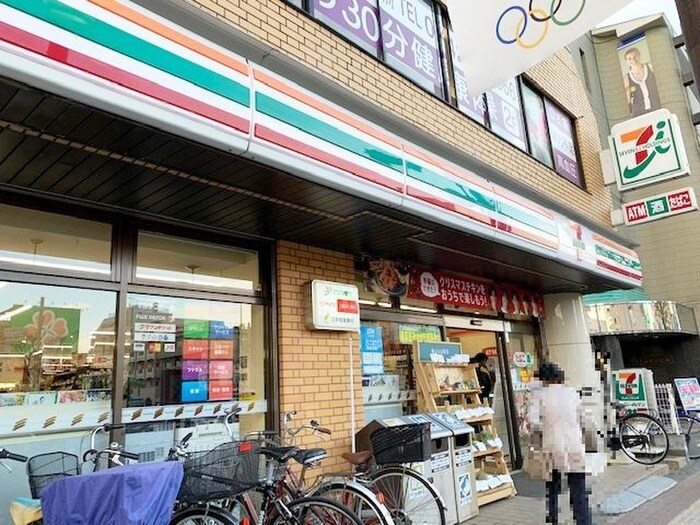 セブンイレブン中河原駅前店(コンビニ)まで800m ジョビアル