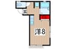 セジュール緑町 1Rの間取り