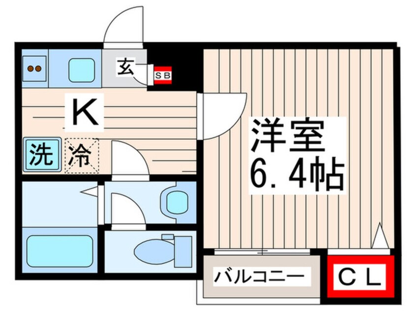 間取図 リブリ・行船公園