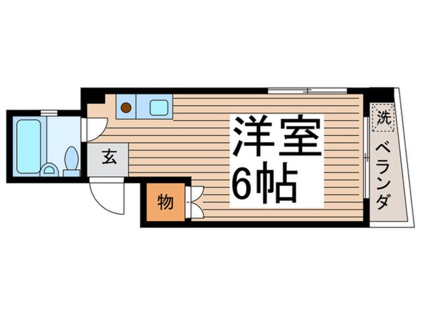 間取図 コ－ポアラカワ