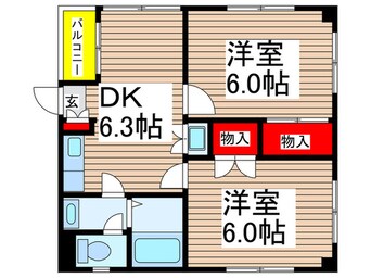 間取図 荻原マンション