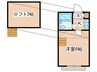 ダイワプラザ蓮沼Ⅰ 1Kの間取り