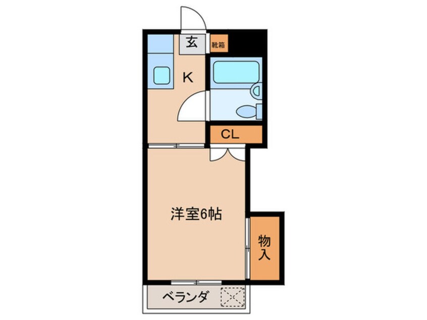 間取図 サニーヴィラ元住吉