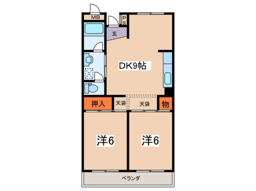 間取図 サンライズ青葉台