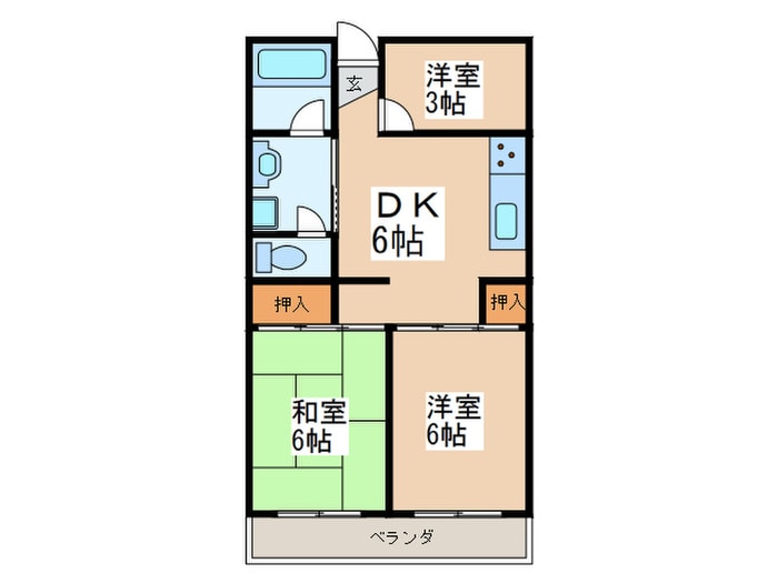 間取り図 サンライズ青葉台