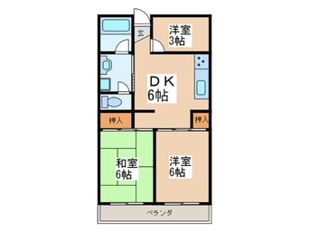 間取図 サンライズ青葉台