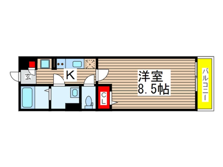間取図 リブリ・ガーデンプレイス