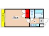 アム－ルグランシャリオ 1Kの間取り