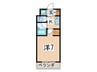 GROWS横浜妙蓮寺 1Kの間取り