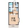 ノーベルパーク１０ 1Kの間取り