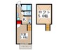 スマイルコ－ト 1Kの間取り