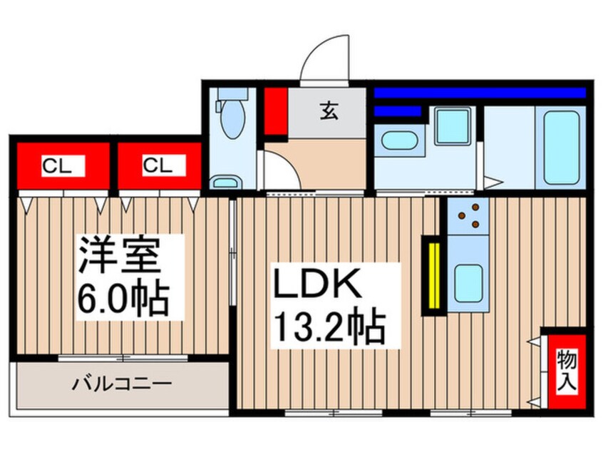 間取図 Ａ　Ｓｔａｇｅふじみ野