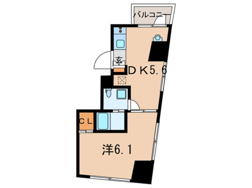 間取図 Kukai Terrace 白金高輪