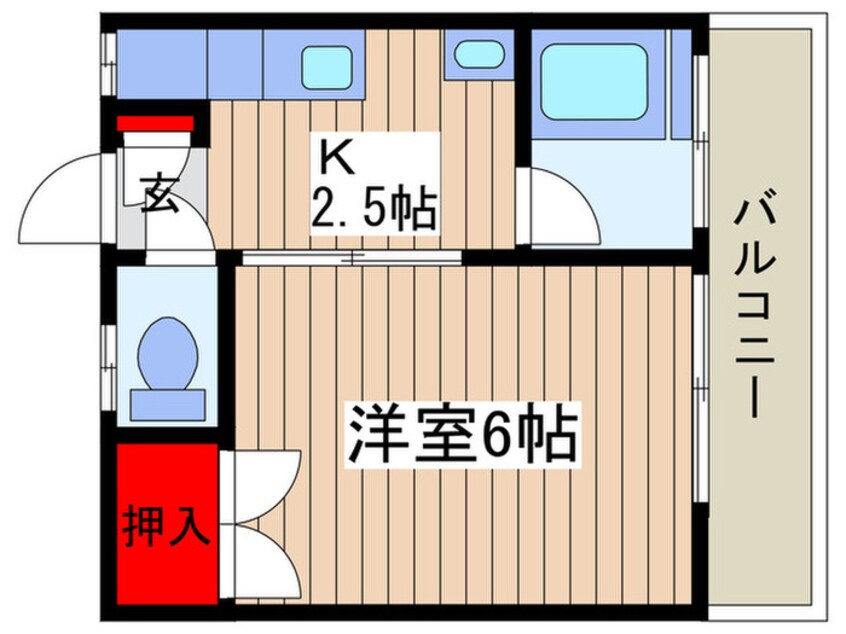 間取図 第二ゆきわりハイツ