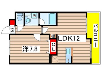 間取図 メゾン・クレ－ル