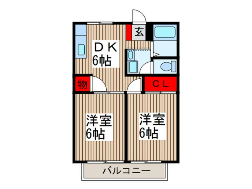 間取図 シャトウハシモト