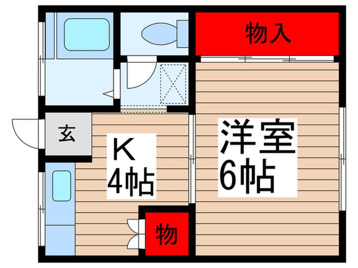 間取り図 アパ－トメントひまわり