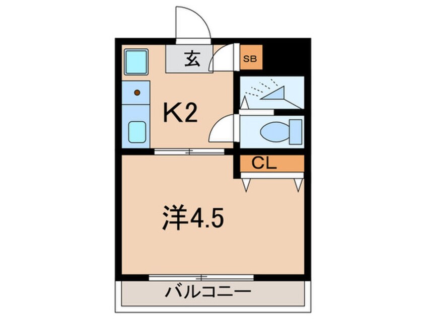 間取図 ハイネス鹿島田