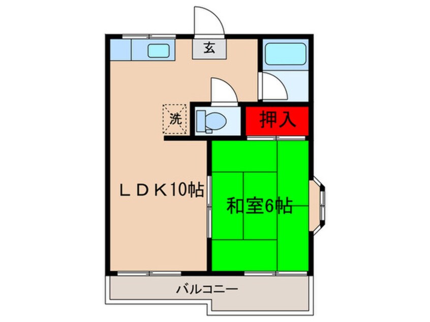 間取図 フォーブル石神井Ｂ棟