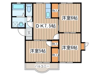 間取図 シャトル砂場