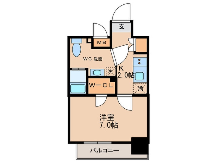 間取り図 S-RESIDENCE新御徒町East