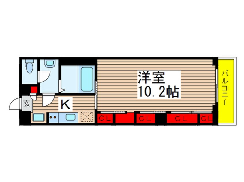 間取図 リブリ・アンカレッジ