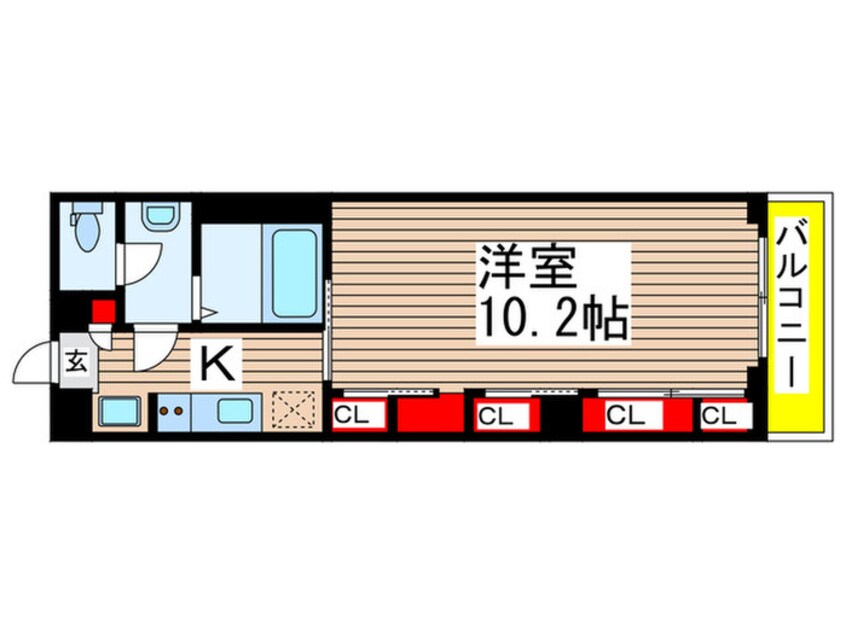 間取図 リブリ・アンカレッジ