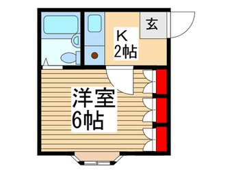 間取図 メゾネットアサヒピア