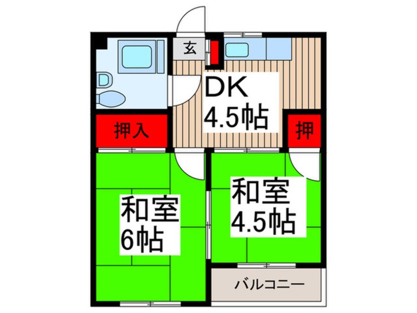 間取図 白井マンション