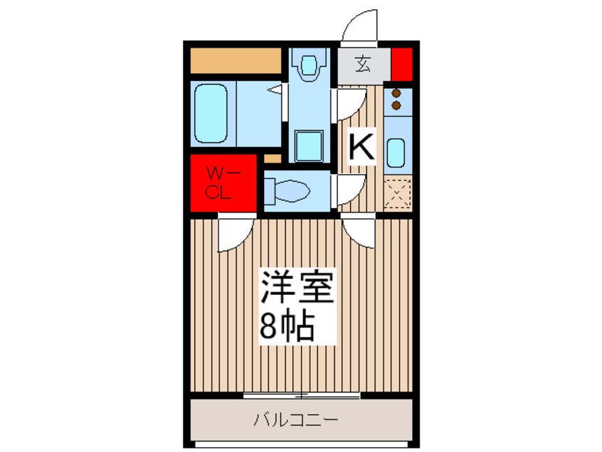 間取図 アンプル－ルフェ－ルＶｅｒｄｅ