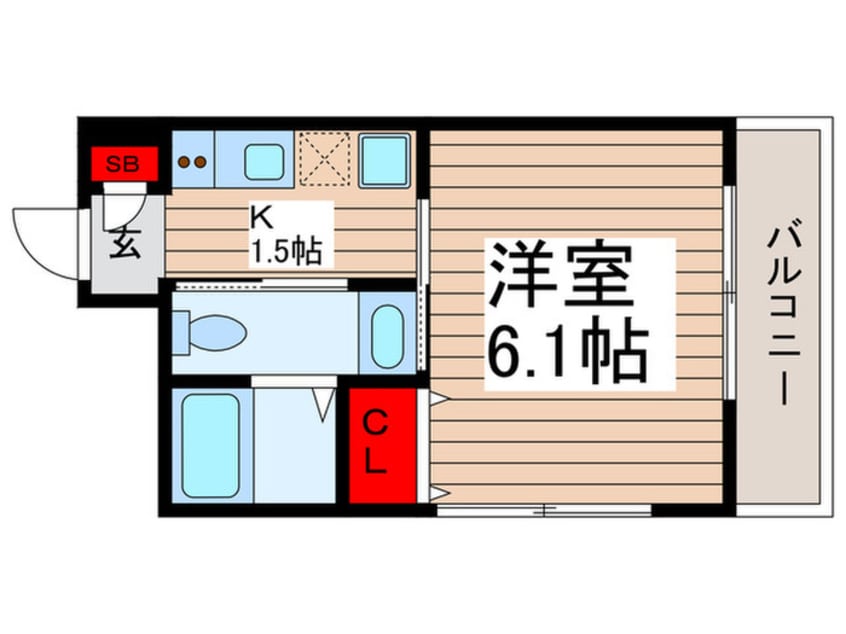 間取図 NS　GATE　青井・弘道