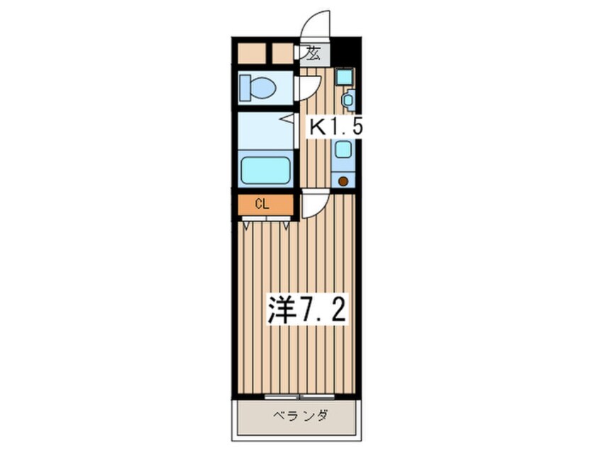 間取図 パンジ－　Ｆ－８