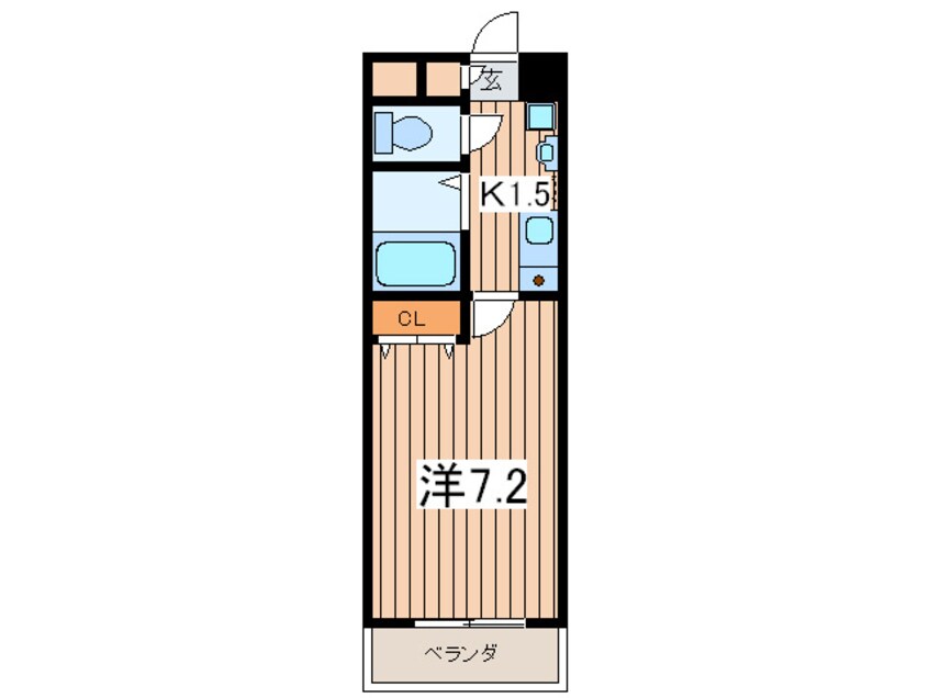 間取図 パンジ－　Ｆ－８